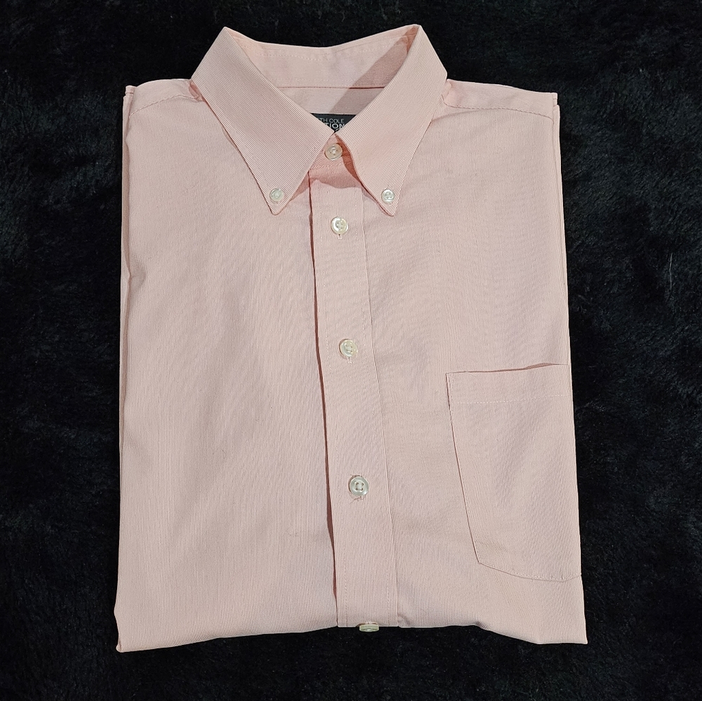 Kenneth Cole Reaction pink button up shirt L